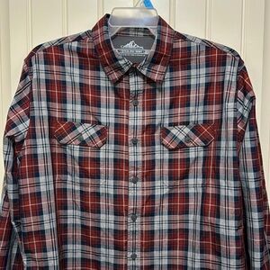 Men’s Croft & Barrow Quick Dry long sleeve button down shirt- size L